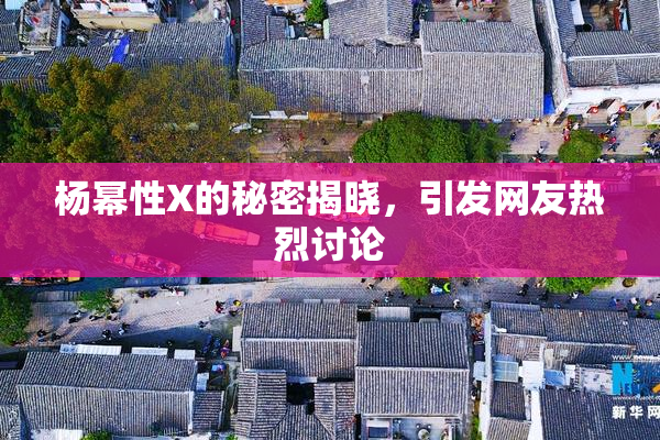 杨幂性X的秘密揭晓，引发网友热烈讨论