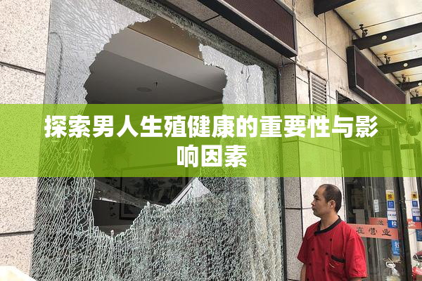 探索男人生殖健康的重要性与影响因素