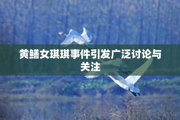 黄鳝女琪琪事件引发广泛讨论与关注
