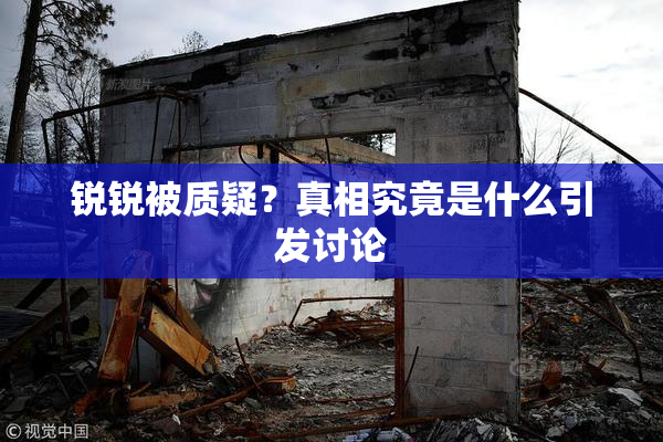 锐锐被质疑？真相究竟是什么引发讨论