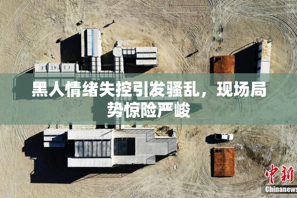 黑人情绪失控引发骚乱，现场局势惊险严峻