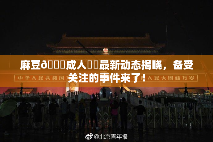 麻豆🔞成人❌‌最新动态揭晓，备受关注的事件来了！