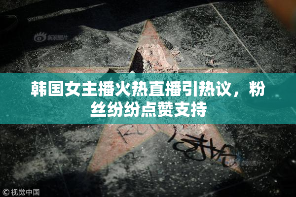 韩国女主播火热直播引热议，粉丝纷纷点赞支持