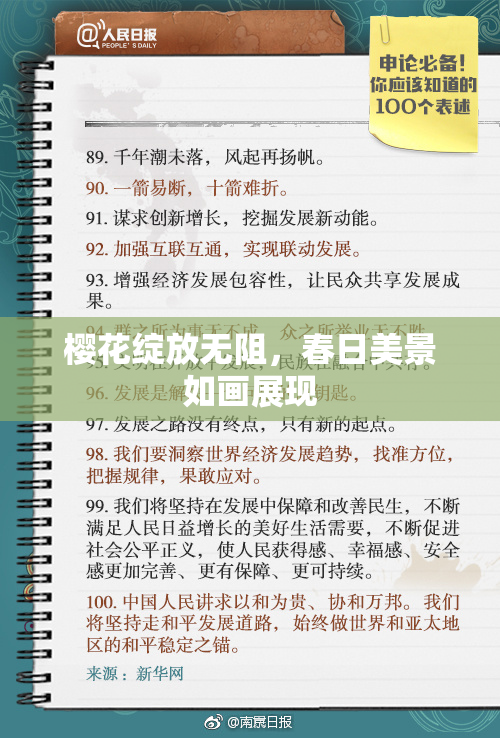 樱花绽放无阻，春日美景如画展现