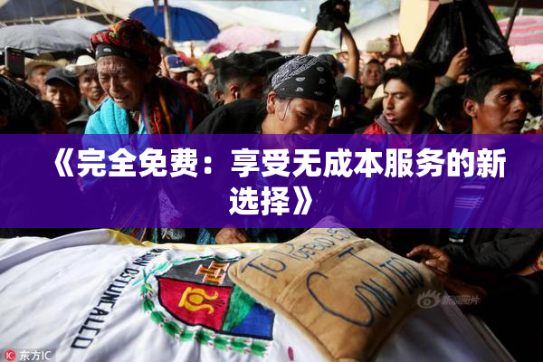 《完全免费：享受无成本服务的新选择》