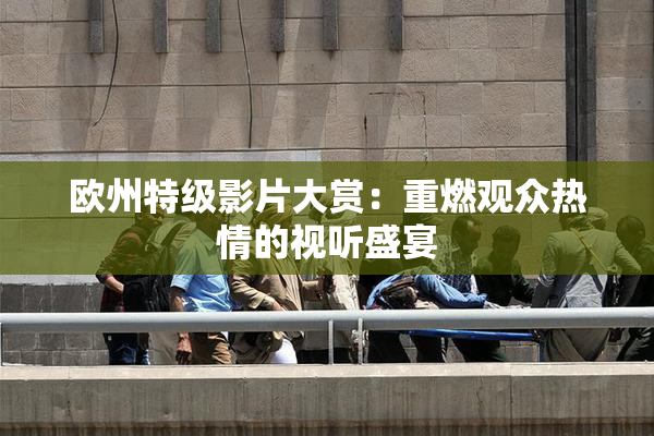 欧州特级影片大赏：重燃观众热情的视听盛宴