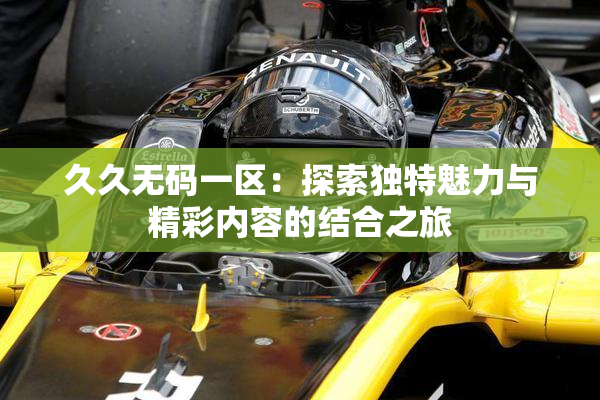 久久无码一区：探索独特魅力与精彩内容的结合之旅