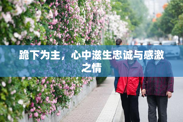 跪下为主，心中滋生忠诚与感激之情