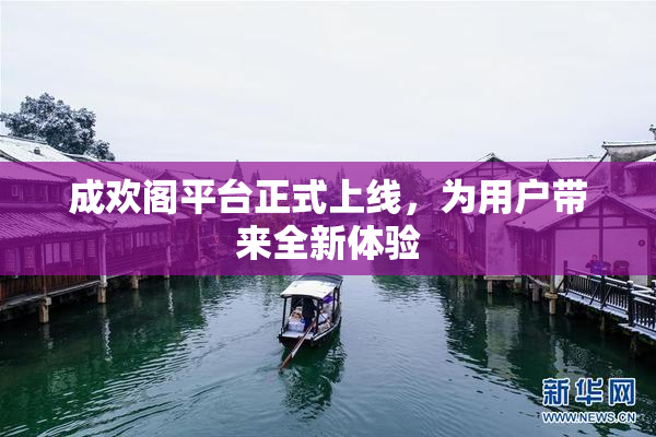 成欢阁平台正式上线，为用户带来全新体验