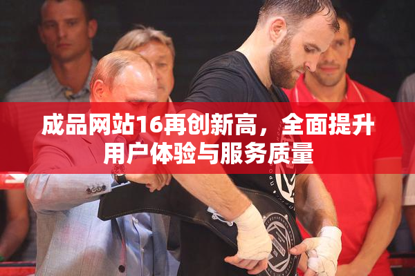 成品网站16再创新高，全面提升用户体验与服务质量