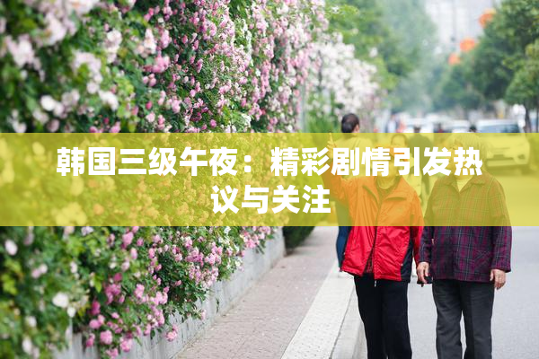 韩国三级午夜：精彩剧情引发热议与关注